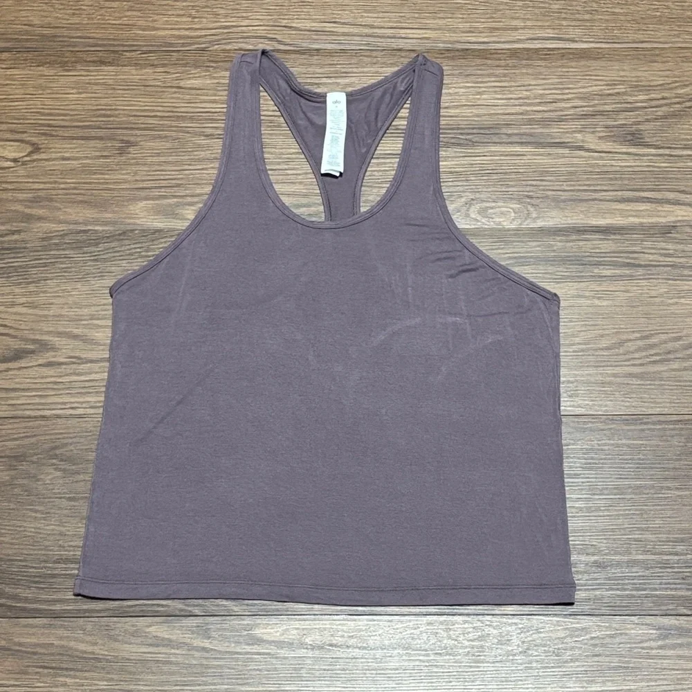 ALO Yoga Purple Tank Top